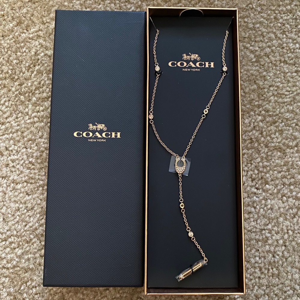 Coach Necklace- Brand new